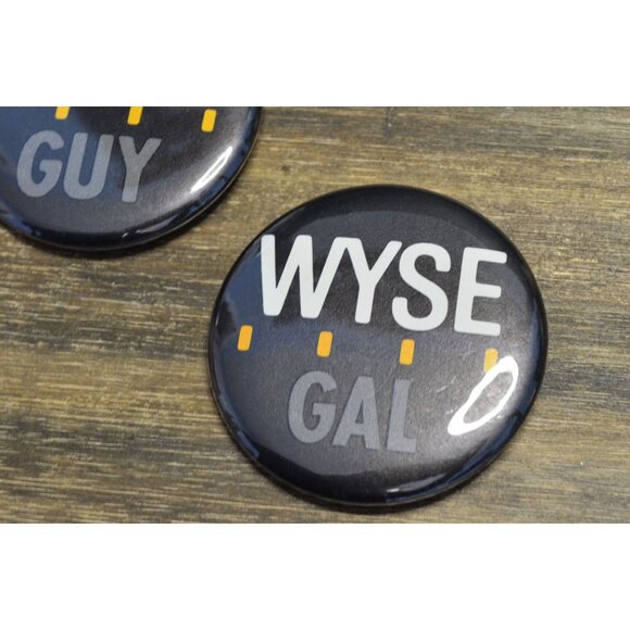 WYSE Guy Gal Pin Lot Employee Cloud Computing Tech Convention Promo 1980's - Picture 3 of 6